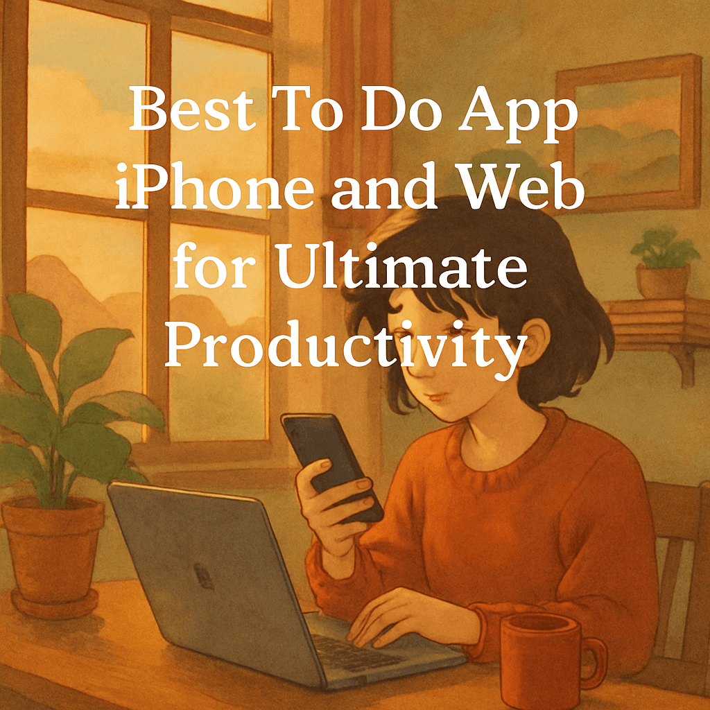 Best To Do App iPhone and Web for Ultimate Productivity