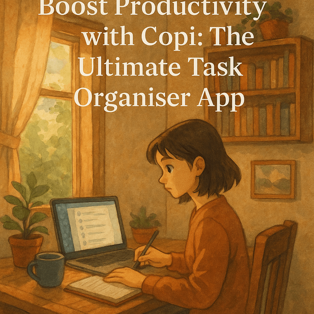 Boost Productivity with Copi: The Ultimate Task Organiser App