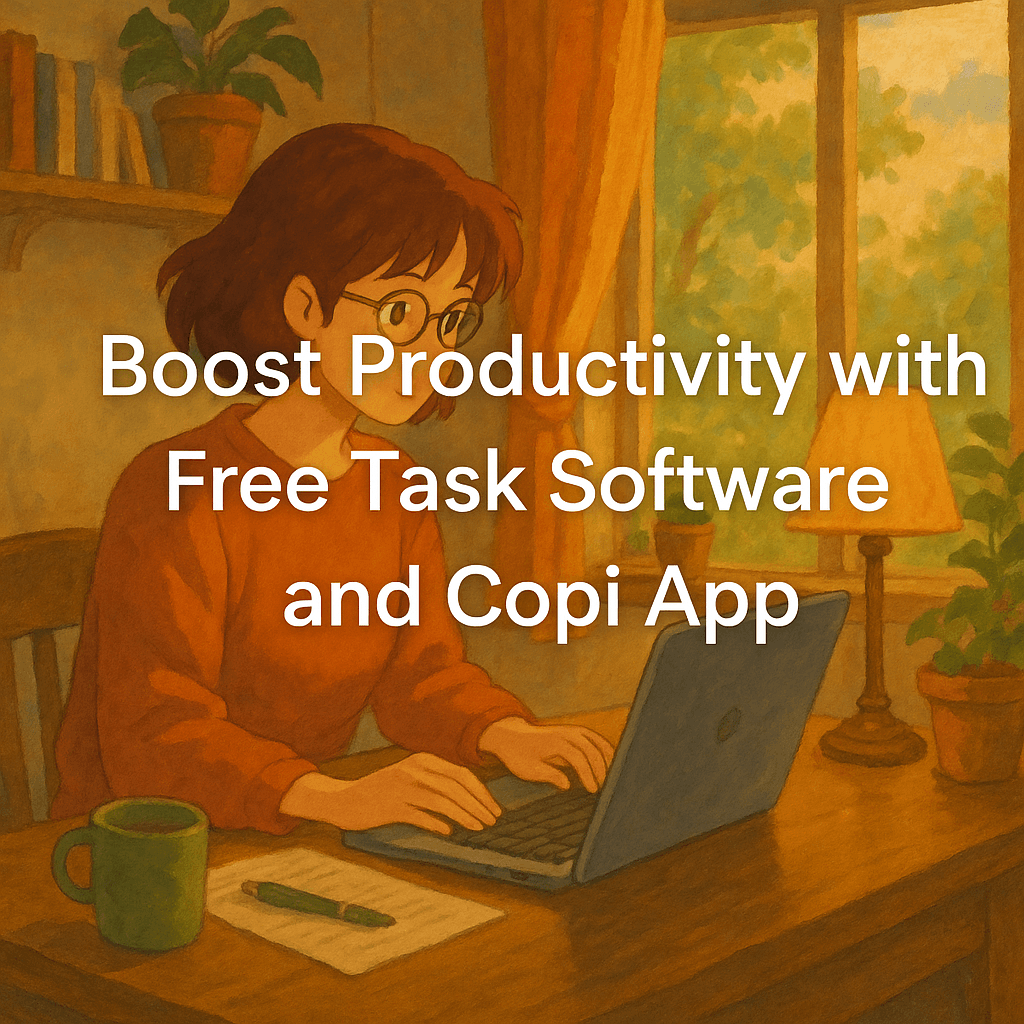 Boost Productivity with Free Task Software and Copi App