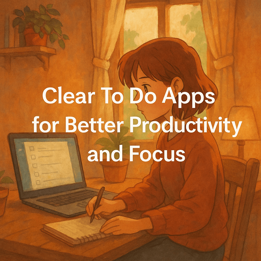 Clear To Do Apps for Better Productivity and Focus
