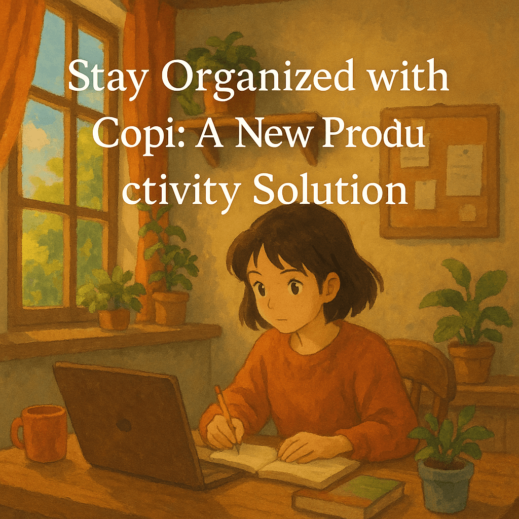 Stay Organized with Copi: A New Productivity Solution