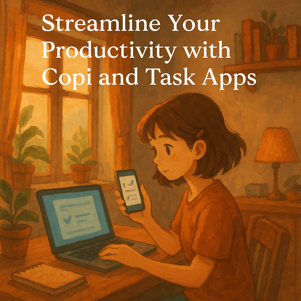 Streamline Your Productivity with Copi and Task Apps
